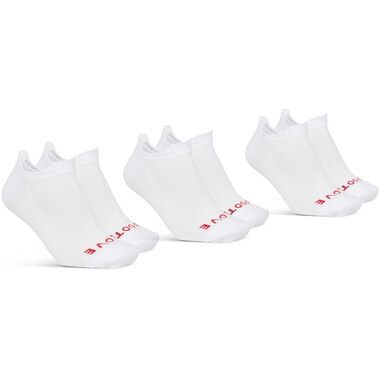 Chaussettes GRIPGRAB CLASSIC NO SHOW SUMMER 3 Paires Blanc 2023 GRIPGRAB Probikeshop 0